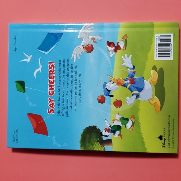 B2G1 SALE!  💕  NEW - Disney 5 Minute Mickey Mouse Stories - Hardback - Picture 2 of 7